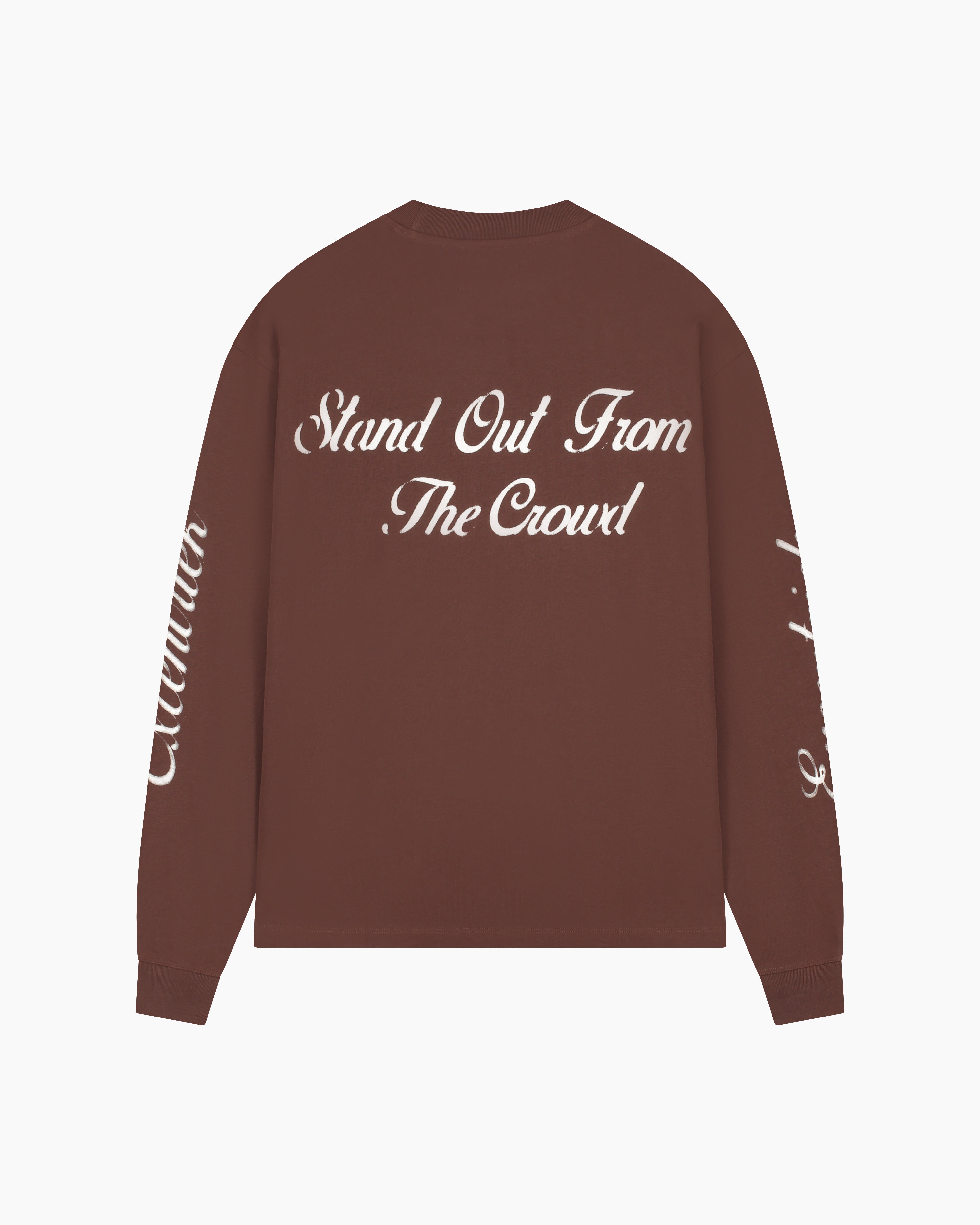 Logo Long Sleeve T-Shirt | Coffee – Excentriek