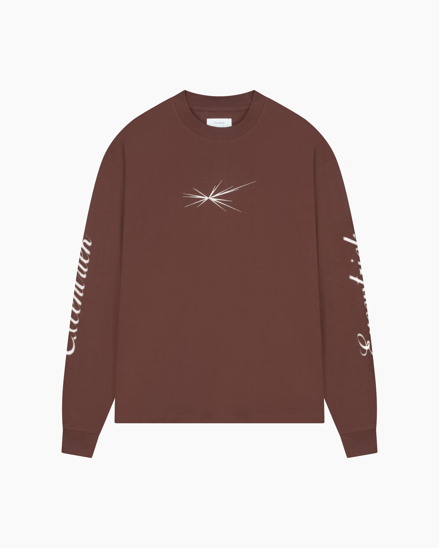 Logo Long Sleeve T-Shirt Coffee – Excentriek