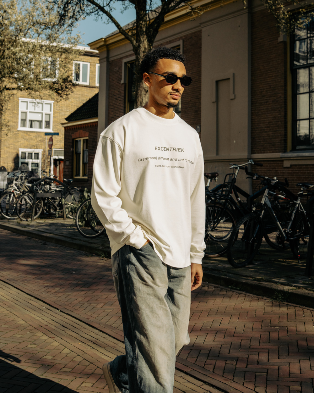 Definition Long Sleeve Broken White